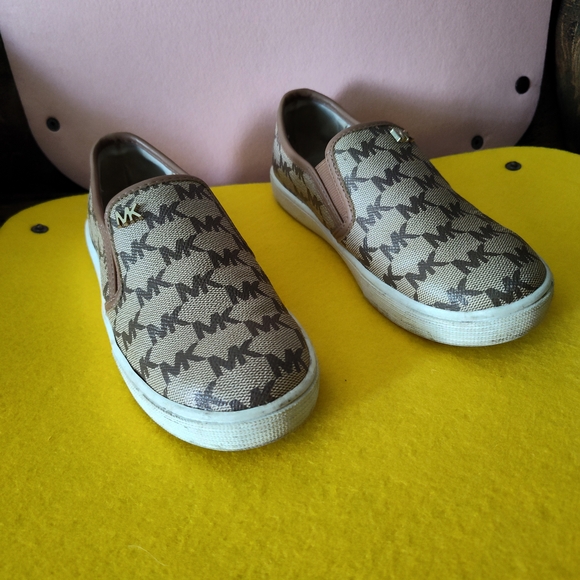 MK Monogram Slip-On Sneakers Size 1 - Picture 1 of 8